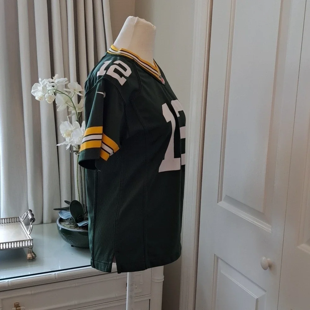 Nike Youth On Field NFL Green Bay Packers Aaron Rodgers Football Jersey M(10-12)